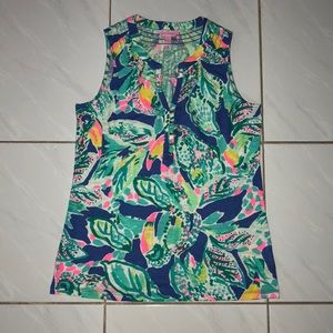 Lilly Pulitzer Essie Top in Wake Up Call